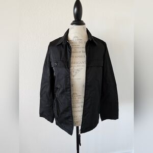 Prada Women's Black Nylon Jacket-Size 42